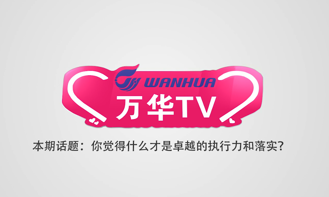 万华TV-卓越的执行力和落实